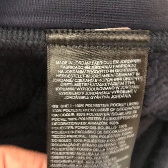 THE NORTH FACE ~ MENS XL ~ NAVY BLUE FULL ZIP FLEECE SWEATER JACKET - Picture 6 of 7